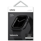 Uniq case Valencia Apple Watch Series 4/5/6/7/8/SE/SE2 45/44 mm. grafit/grafit