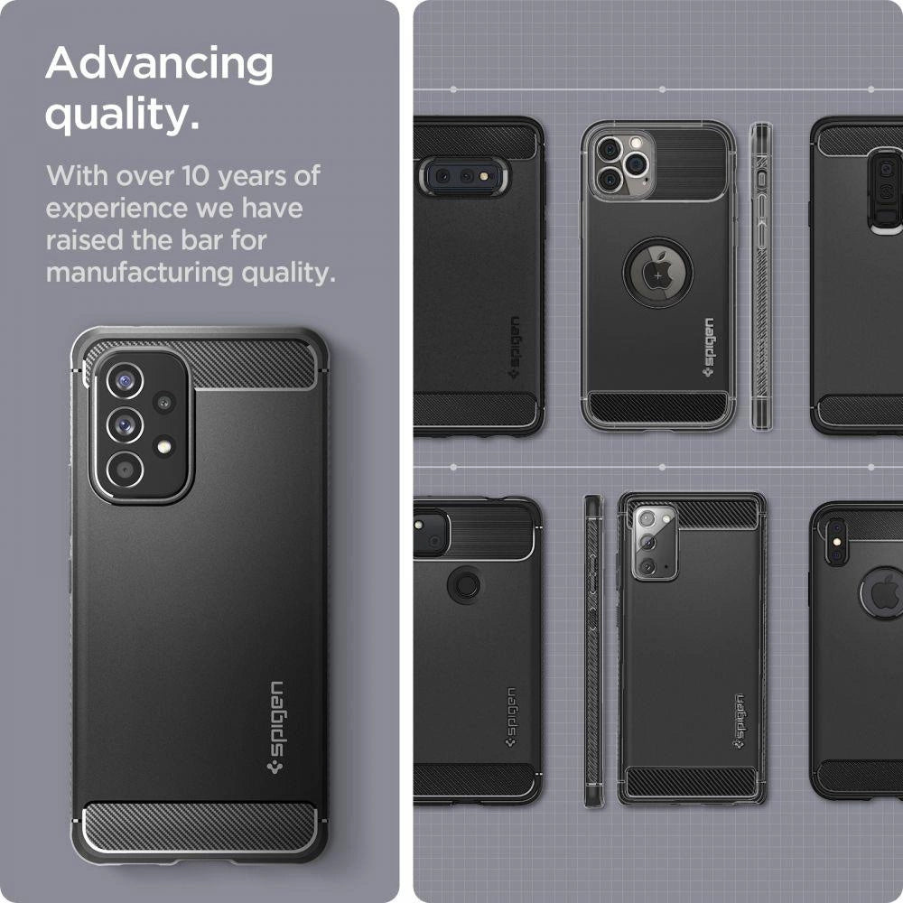 Spigen Rugged Armor Case til Samsung Galaxy A53 5G - Matte Black