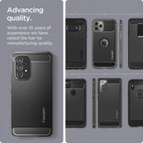 Spigen Rugged Armor Case til Samsung Galaxy A53 5G - Matte Black