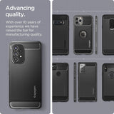 Spigen Rugged Armor Case til Samsung Galaxy A53 5G - Matte Black