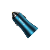 Baseus Golden Contactor Max fast car charger USB + USB type C 60 W Quick Charge blue (CGJM000103)