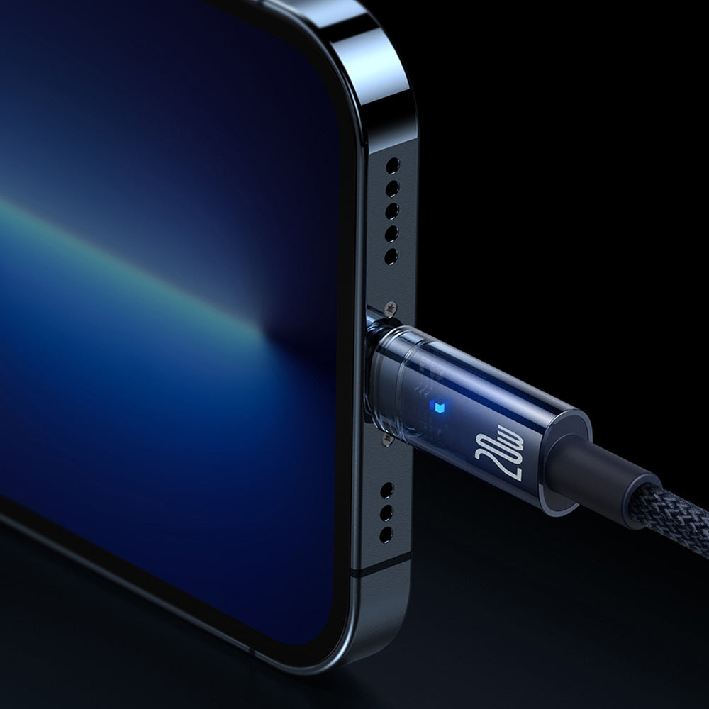 Baseus CATS000003 Lightning - USB-C cable 20W 480Mb/s 1m - blue