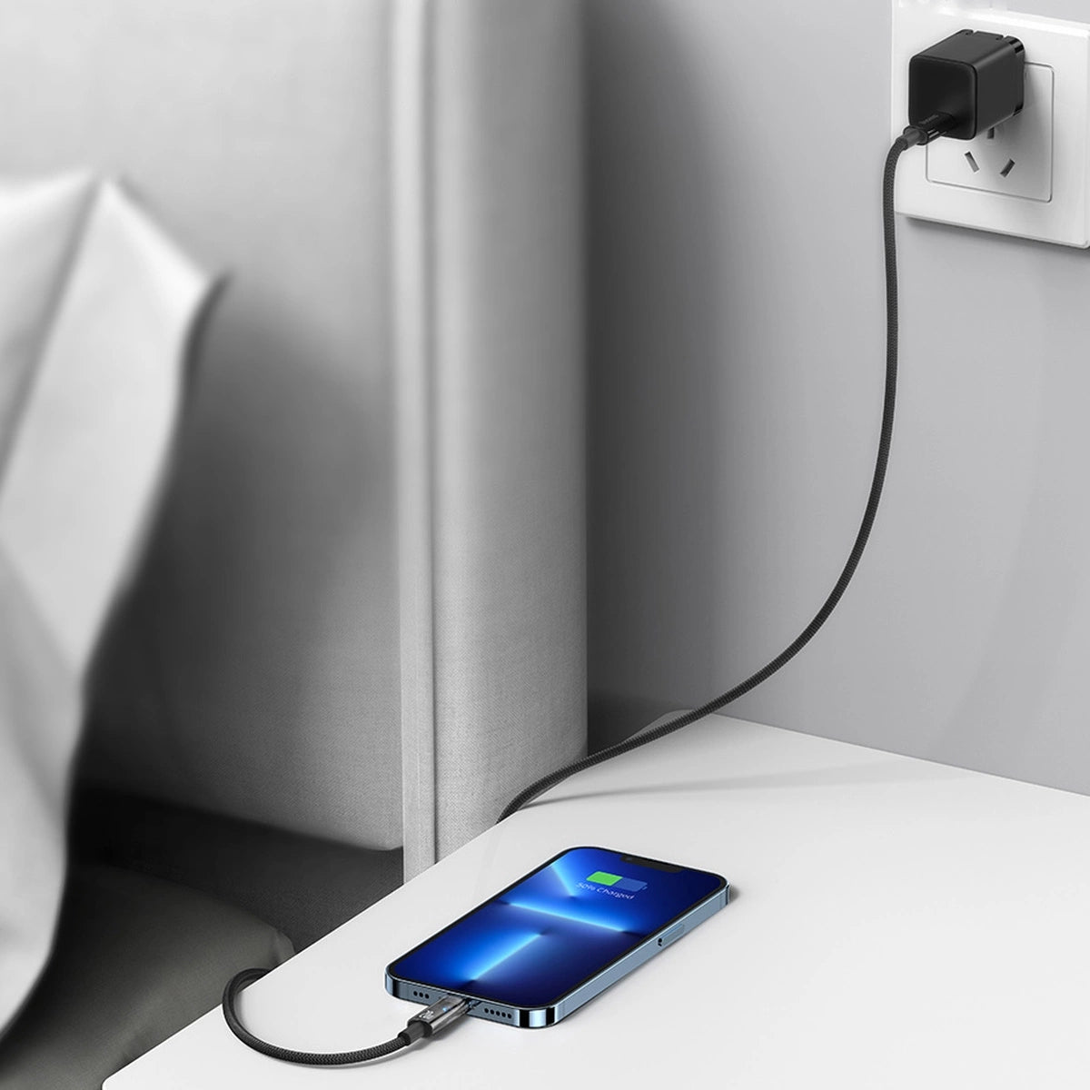 Baseus CATS000003 Lightning - USB-C kabel 20W 480Mb/s 1m - blå