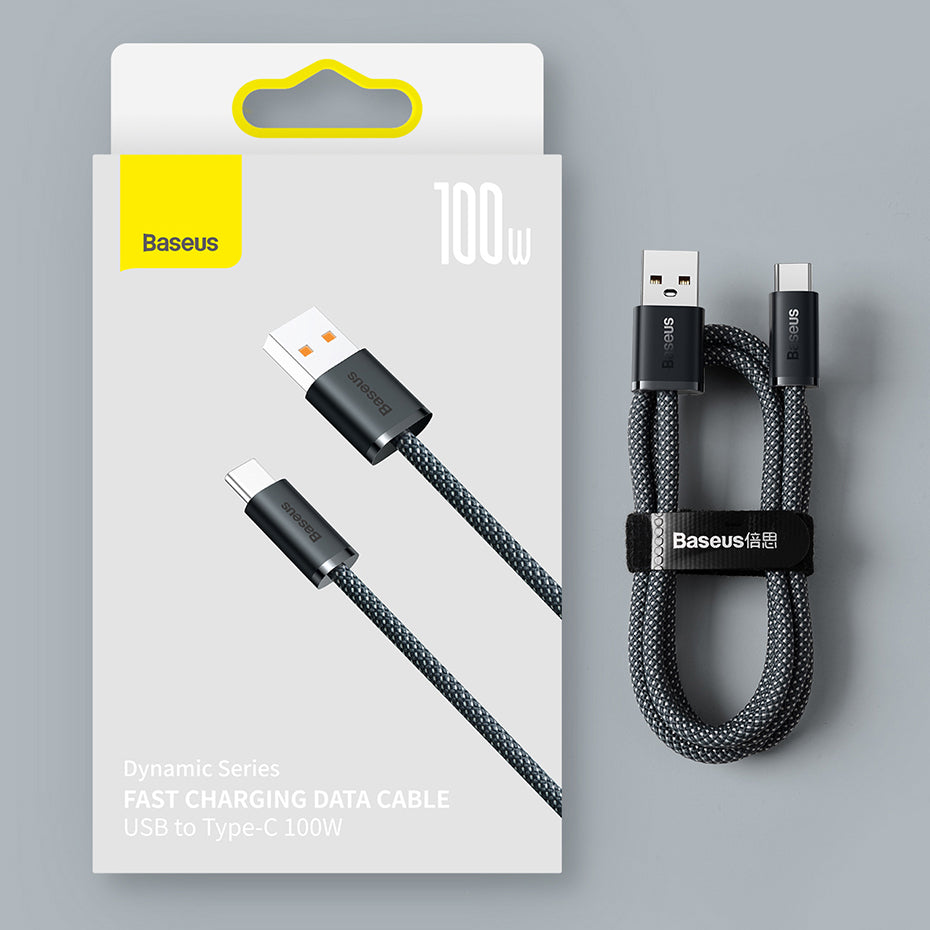 Baseus Dynamic Series USB - USB Type C cable 100W 2m white (CALD000702)