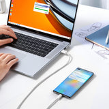 Baseus Dynamic Series USB - USB Type C cable 100W 2m white (CALD000702)