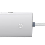 Baseus Lite Series HUB adapter USB Type C - 4x USB 3.0 2m white (WKQX030502)
