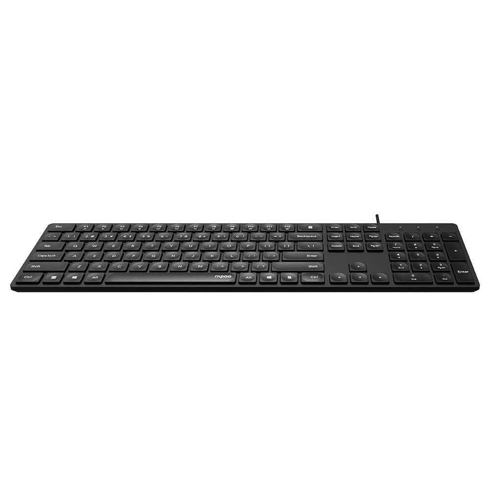 Keyboard NK8020 USB-kablet Sort