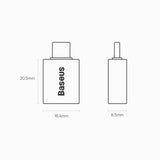Baseus Ingenuity Series USB Type C til USB-A 3.2 gen 1 adapter blå (ZJJQ000003)