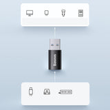 Baseus Ingenuity Series Mini USB 3.1 OTG til USB Type C adapter blå (ZJJQ000103)
