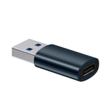 Baseus Ingenuity Series Mini USB 3.1 OTG til USB Type C adapter blå (ZJJQ000103)