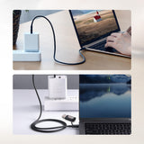 Ugreen US286 USB-C - USB-C PD QC 3A 480Mb/s 2m Kabel - sort