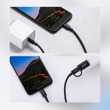 Ugreen US286 USB-C - USB-C PD QC 3A 480Mb/s 2m Kabel - sort