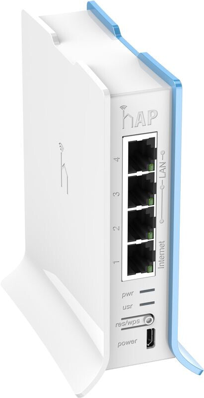 Mikrotik RB941-2ND-TC WLAN adgangspunkt 300 Mbit/s Blå, Hvid