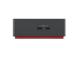 Lenovo 40B00300EU dockingstation Ledningsført Thunderbolt 4 Sort, Rød