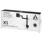 ARCTIC X1 109,2 cm (43") Skrivebord Sort