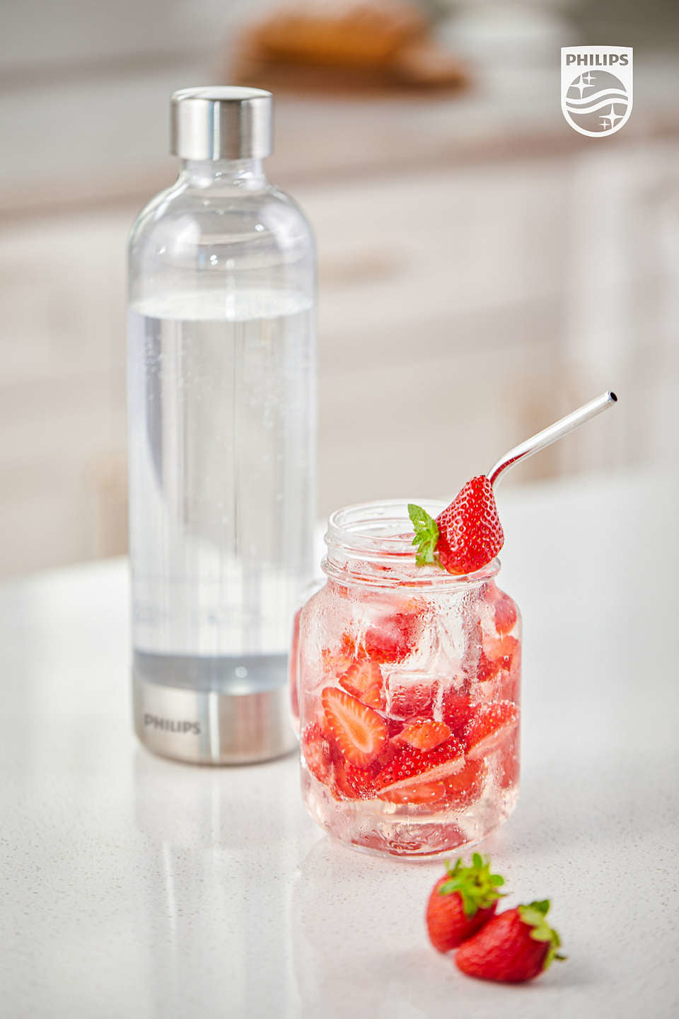 Philips ADD912 GoZero Vandflaske 1L