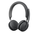 Logitech Zone Wireless 2 Headset Trådløs Kontor/Callcenter USB Type-C Bluetooth Grafit