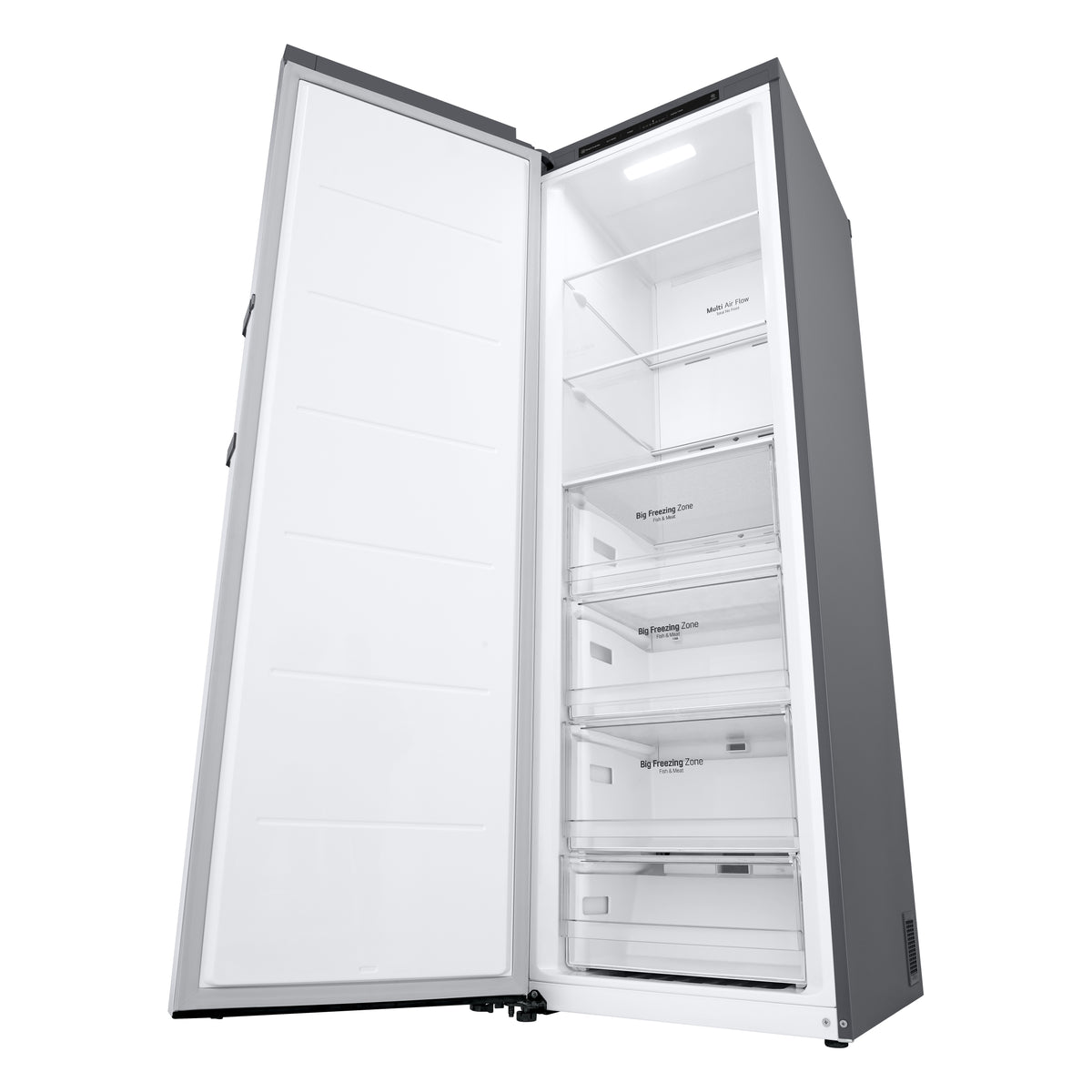 LG GFT41PZGSZ Stående fryser Fritstående 324 L Rustfrit stål