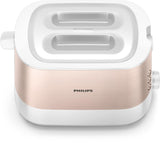 Philips Viva Collection HD2638/11 brødrister 7 2 skive(r) 950 W Roseguld, Hvid