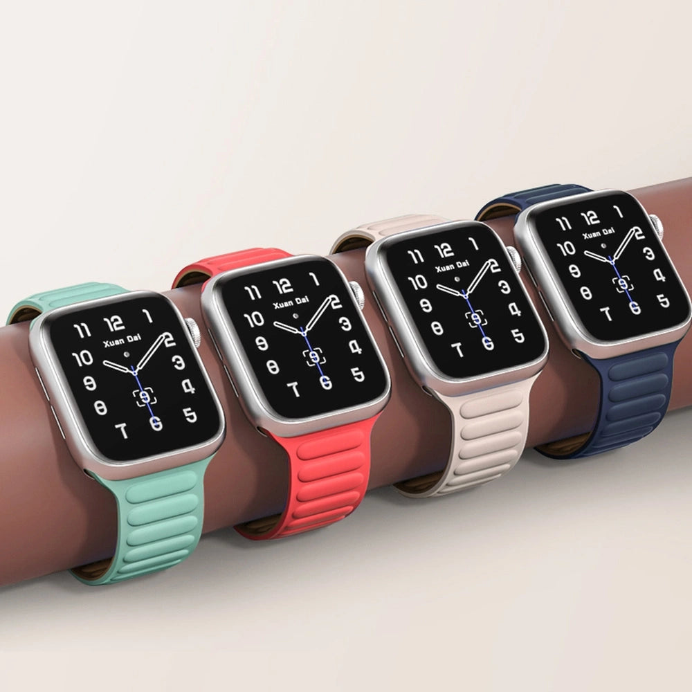 Magnetisk rem Magnetisk rem Armbånd til Apple Watch 41mm - sort