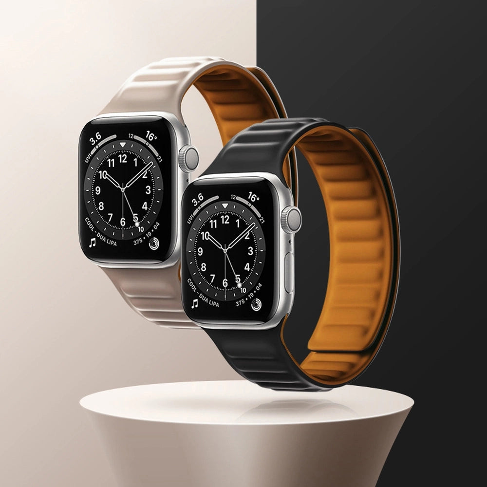 Magnetisk rem Magnetisk rem Armbånd til Apple Watch 41mm - sort