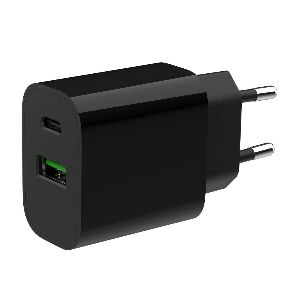 Gembird TA-UC-PDQC20-01-BK oplader til mobil enhed Universel Sort Vekselstrøm Hurtig opladning Indendørs