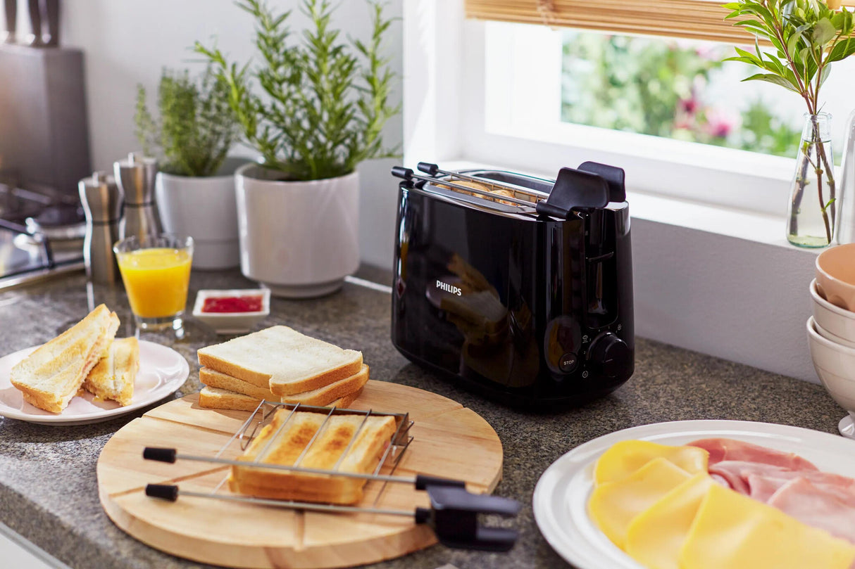 Philips Daily Collection HD2583/90 brødrister 8 8 skive(r) 600 W Sort