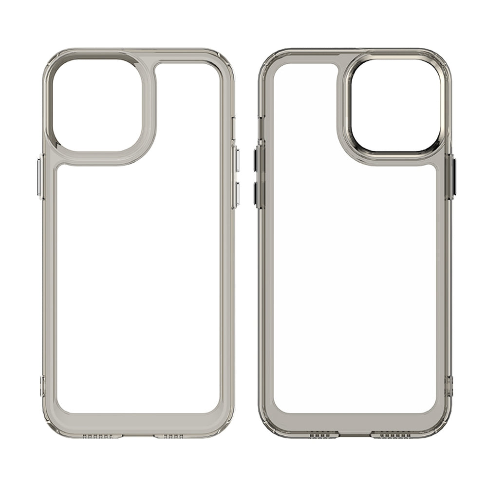 Outer Space Case til iPhone 12 Pro Max med gel-ramme blå