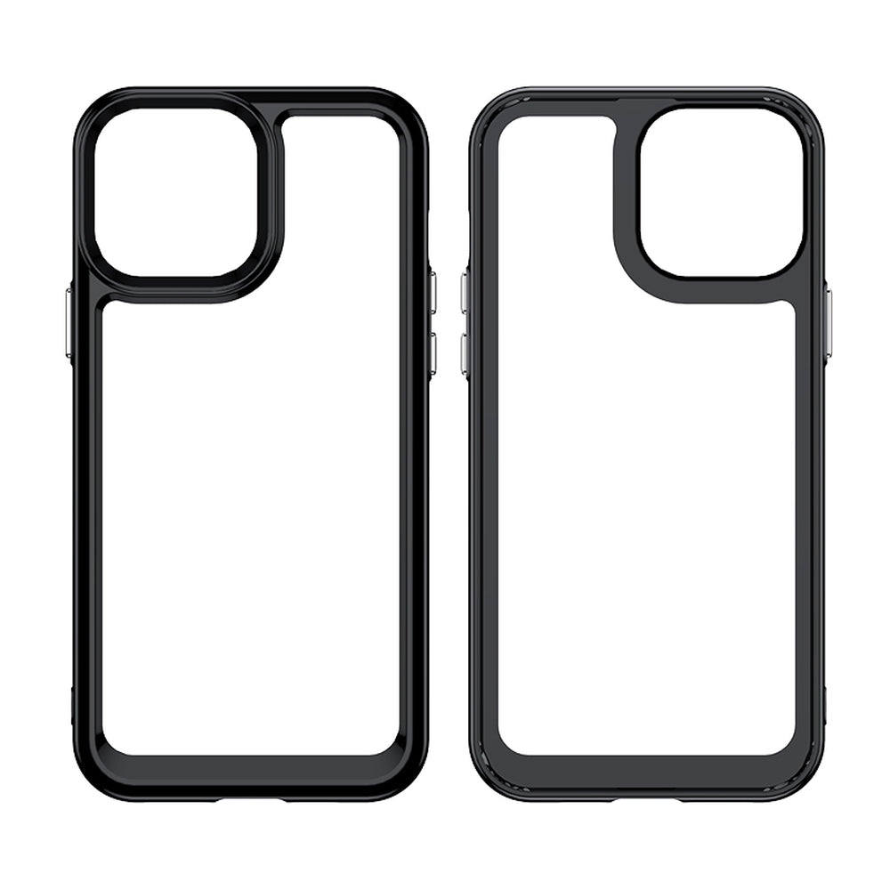 Outer Space Case Case for iPhone 12 Pro Max Hard Cover med Gel Frame Red