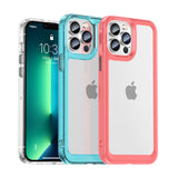 Outer Space Case Case for iPhone 12 Pro Max Hard Cover med Gel Frame Red