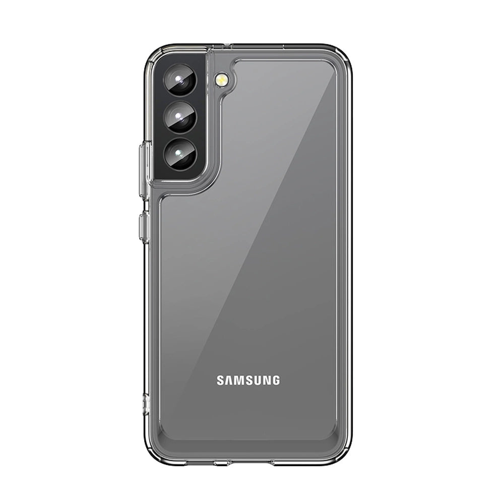 Udendørs rumkasse Kasse til Samsung Galaxy S22 + (S22 Plus) Hardcover med Gel Frame Transparent