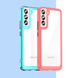 Outer Space Case Case til Samsung Galaxy S22 + (S22 Plus) Hard Cover med Gel Frame Transparent