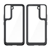 Outer Space Case Case til Samsung Galaxy S22 + (S22 Plus) Hard Cover med Gel Frame Transparent