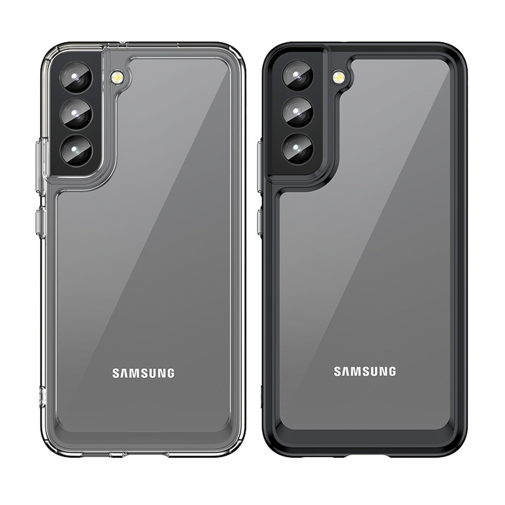 Outer Space Case Case til Samsung Galaxy S22 + (S22 Plus) Hard Cover med Gel Frame Transparent