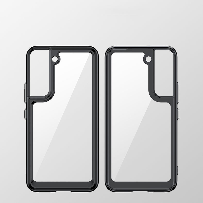 Outer Space Case Case til Samsung Galaxy S22 + (S22 Plus) Hard Cover med Gel Frame Transparent