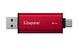 Kingston Technology 2TB Dual USB-A/C Portable SSD, Up to 1050MB/s USB 3.2 Gen 2
