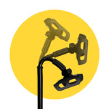 Wozinsky står for tablet og telefon på skrivebordet sort (WTHBK4)