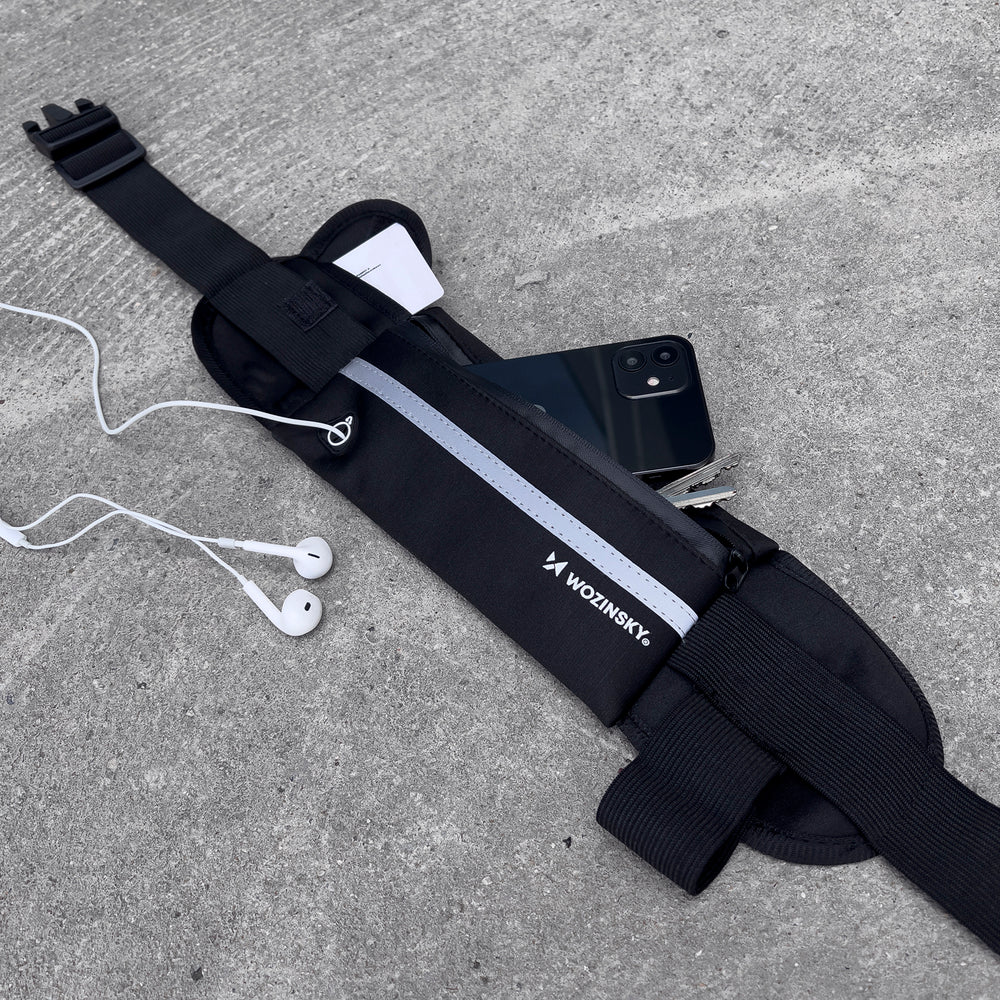 Wozinsky-udvidbar løbebælte sort (WRBBK1)