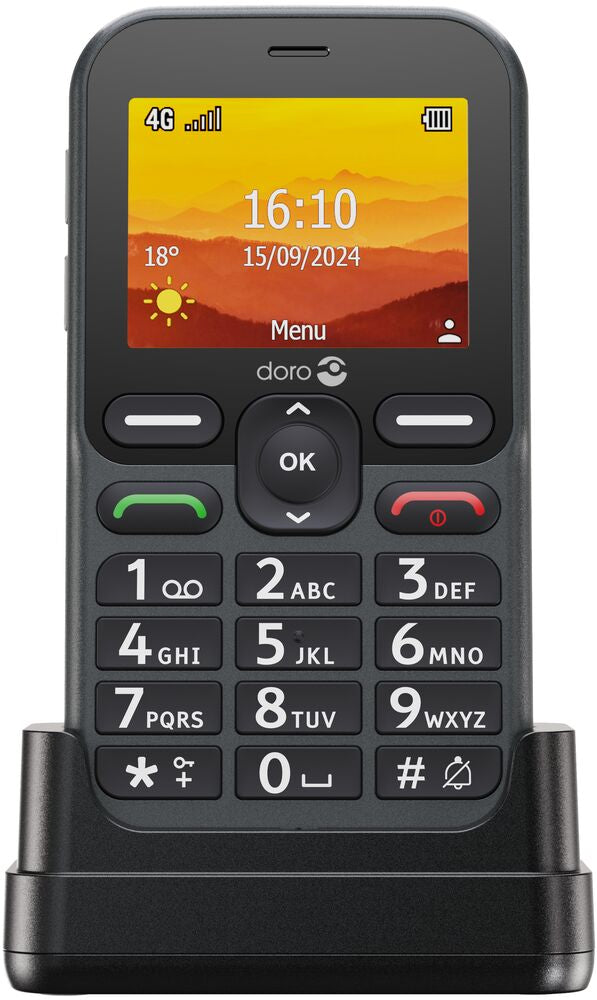 Doro Leva L10 6,1 cm (2.4") 120,7 g Sort Feature telefon