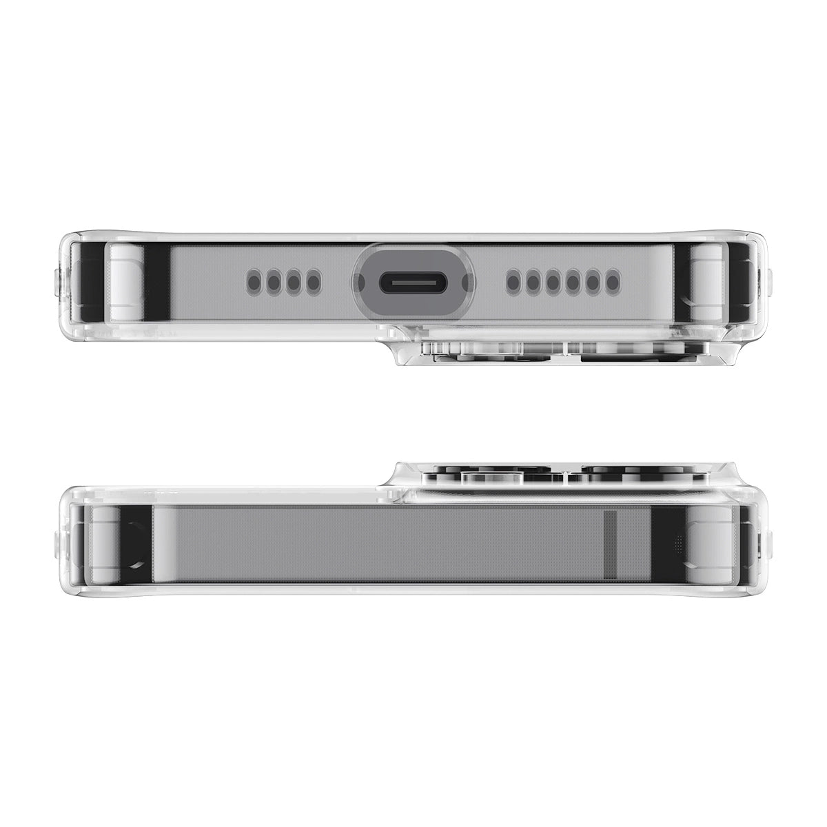 Baseus Frosted Glass Case Cover til iPhone 13 Pro Max Hard Cover med Gel Frame Transparent (ARWS000802)