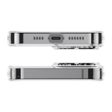 Baseus Frosted Glass Case Cover til iPhone 13 Pro Max Hard Cover med Gel Frame Transparent (ARWS000802)