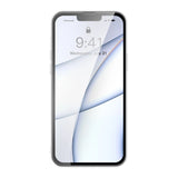 Baseus Frosted Glass Case Cover til iPhone 13 Pro Max Hard Cover med Gel Frame Transparent (ARWS000802)