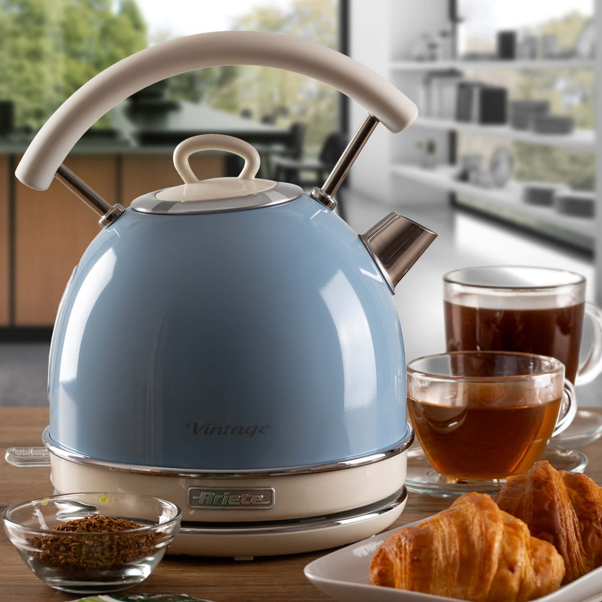 Ariete Kedel 1.7liter Lyseblå