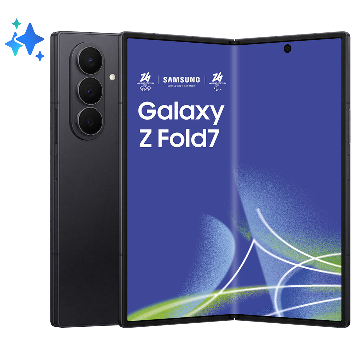 Samsung Galaxy Z Fold7 20,3 cm (8") Android 16.0 5G 12 GB 256 GB 4400 mAh Sort