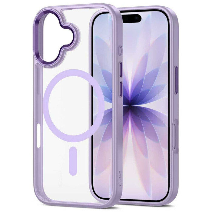 Tech-Protect 5906302334193 mobiltelefon etui 16 cm (6.3") Cover Lavendel, Transparent