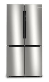 Bosch Serie 4 KFN96VPEA side-by-side køle-fryseskab Fritstående 605 L Rustfrit stål