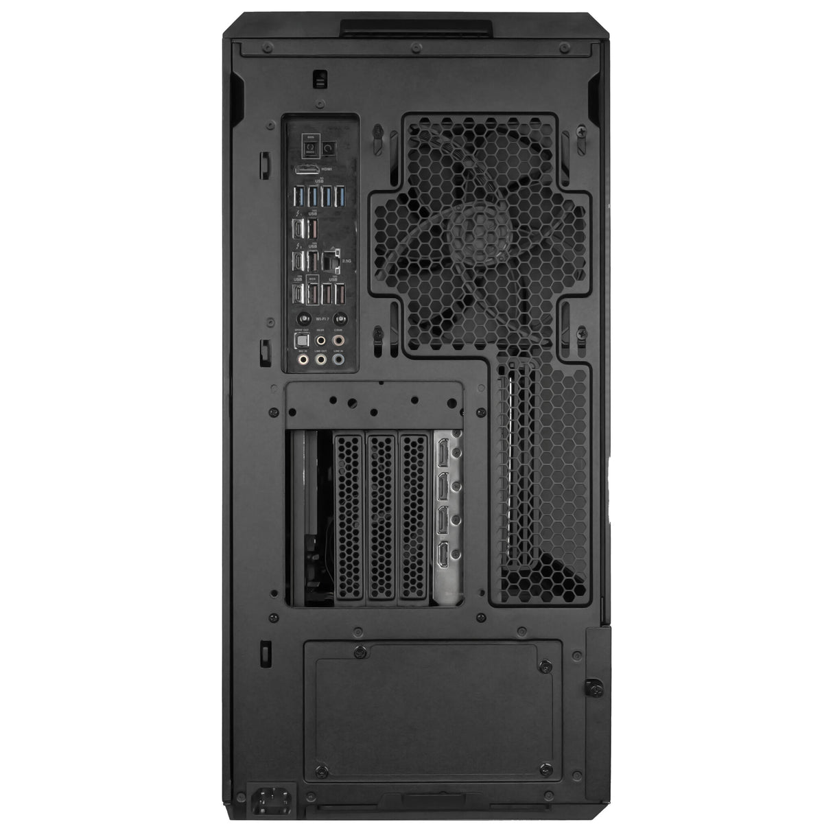 Lian Li Lancool LAN217X computeretui Midi Tower Sort, Træ