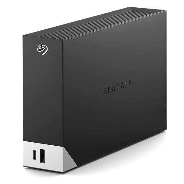 Seagate One Touch Hub ekstern harddisk 8 TB USB Type-A / USB Type-C 3.2 Gen 1 (3.1 Gen 1) Sort, Grå