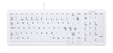 CHERRY AK-C7000 tastatur Medicinsk USB QWERTY Norsk Hvid