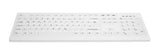 Contour Design Active Key Contour ClassicClean medicinsk tastatur med aftageligt cover, fuld størrelse, trådløst, hvidt, PN C8100